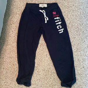 Abercrombie dark blue sweatpants